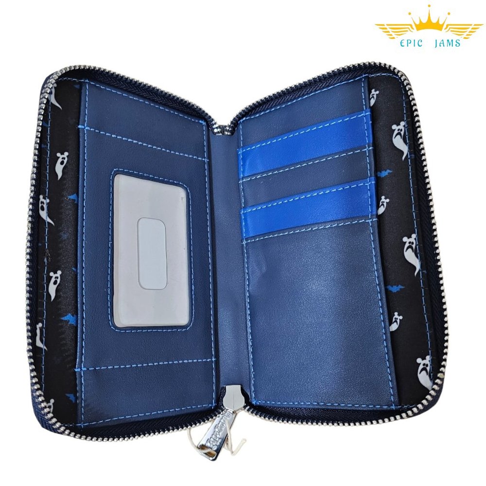 Loungefly Mickey and Friends Halloween Haunted House Zip Around Wallet - Picture 4 of 4